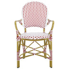 SAFAVIEH Hooper Blue/White Indoor Outdoor Arm Chair (Set of 2) - 21    W x 22    D x 35    H