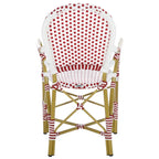 SAFAVIEH Hooper Blue/White Indoor Outdoor Arm Chair (Set of 2) - 21    W x 22    D x 35    H