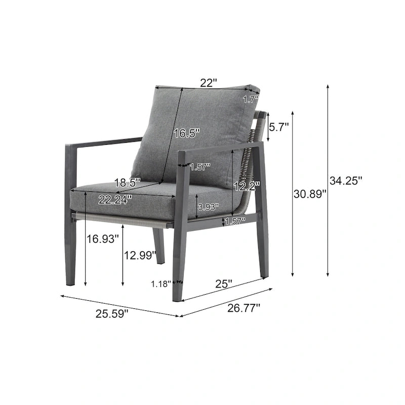 Christopher Knight Home Modern Outdoor Retreat Lounge Chair