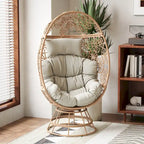 Christopher Knight Home - Lenola Outdoor Wicker Swivel Egg Chair
