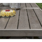 Signature Design by Ashley Hillside Barn Brown/Gray 7-Piece Outdoor Dining Package - 84     W x 42     D x 29     H