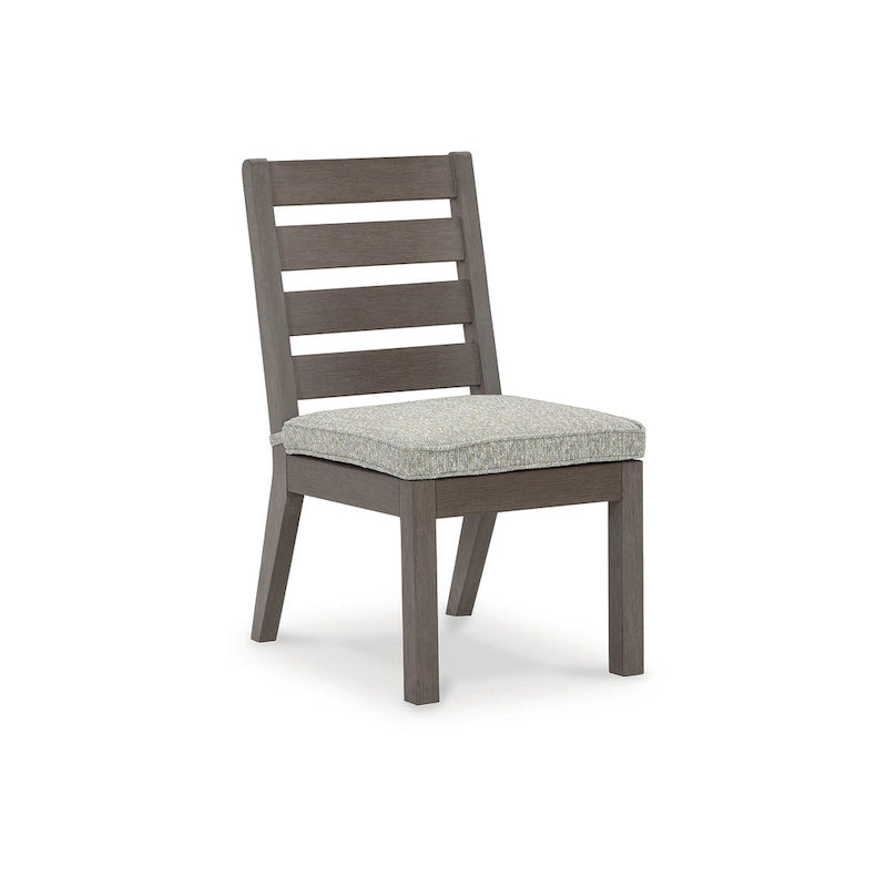 Signature Design by Ashley Hillside Barn Brown/Gray 7-Piece Outdoor Dining Package - 84     W x 42     D x 29     H