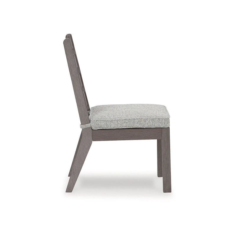 Signature Design by Ashley Hillside Barn Brown/Gray 7-Piece Outdoor Dining Package - 84     W x 42     D x 29     H