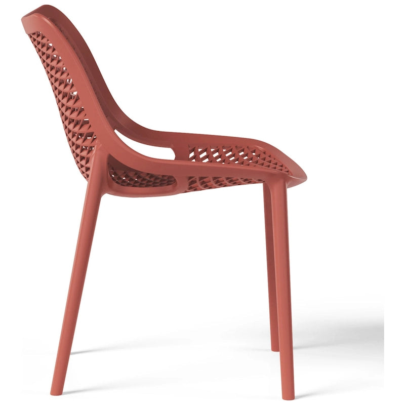 Frond and Form 4-Person Outdoor Square Dining Set