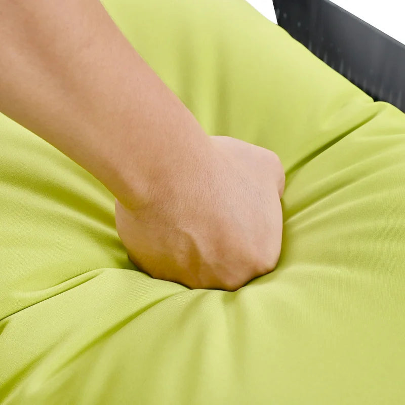 4-Piece Outdoor Patio Rope Conversation Sofa Set with Tempered Glass Table