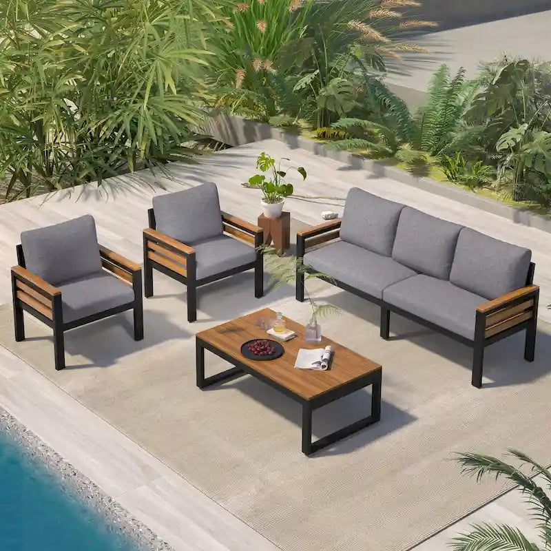 4-Piece Outdoor Furniture Sofa Set