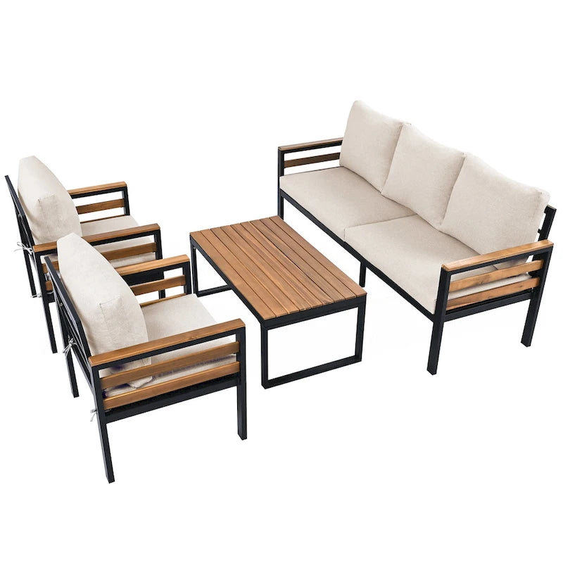 4-Piece Outdoor Furniture Sofa Set