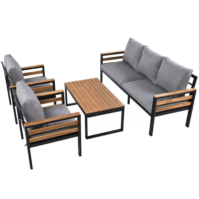 4-Piece Outdoor Furniture Sofa Set