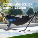 EchoSmile 6.5 ft. Hammock Bed with Detachable Stand