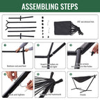 EchoSmile 6.5 ft. Hammock Bed with Detachable Stand