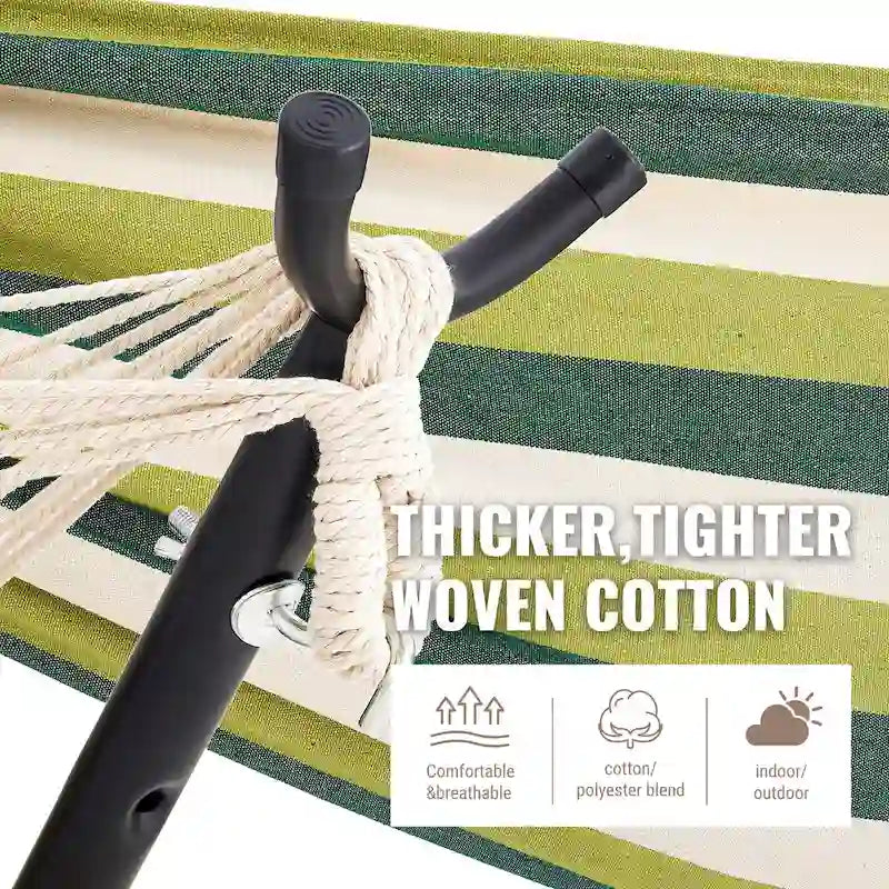 EchoSmile 6.5 ft. Hammock Bed with Detachable Stand