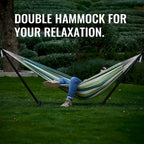 EchoSmile 6.5 ft. Hammock Bed with Detachable Stand