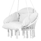 Hanging Hammock Swinging Chair with Cushion for Patio, Bedroom, or Balcony - 31.5 x 24.6 x 31.5 Inch