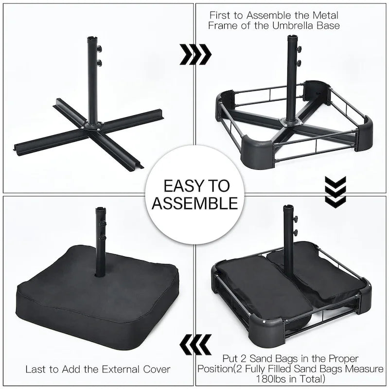 Gymax 9 Piece Patio Wicker Dining Set w/ Double-Sided Patio Beige