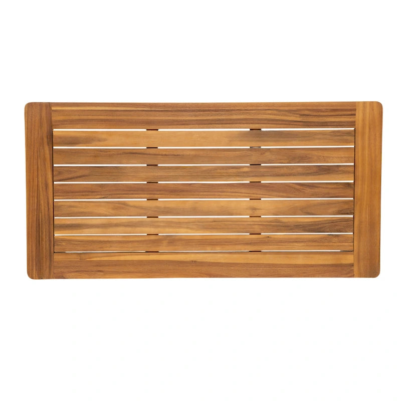 Christopher Knight Home-Ethan Outdoor Acacia Wood Loveseat and Coffee Table Set