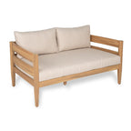 Christopher Knight Home-Ethan Outdoor Acacia Wood Loveseat and Coffee Table Set