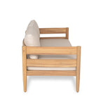 Christopher Knight Home-Ethan Outdoor Acacia Wood Loveseat and Coffee Table Set