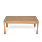 Christopher Knight Home-Ethan Outdoor Acacia Wood Loveseat and Coffee Table Set