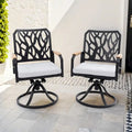 Outdoor Patio Aluminum Swivel Rocker 2PCS with Outdoor