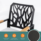 Outdoor Patio Aluminum Swivel Rocker 2PCS with Outdoor