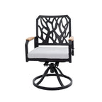 Outdoor Patio Aluminum Swivel Rocker 2PCS with Outdoor
