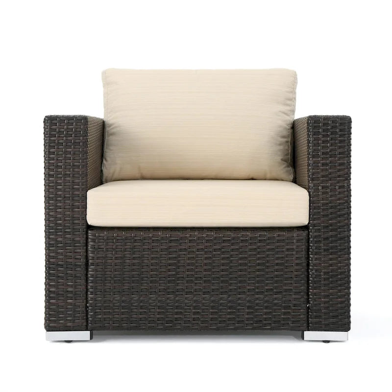 Santa Rosa Wicker Outdoor Club Chair by Christopher Knight Home