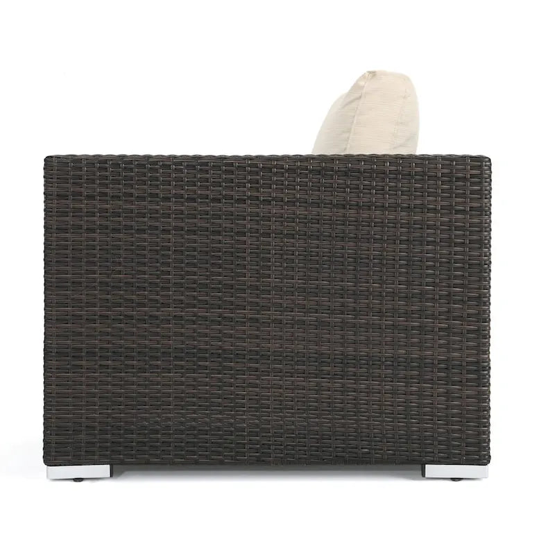 Santa Rosa Wicker Outdoor Club Chair by Christopher Knight Home