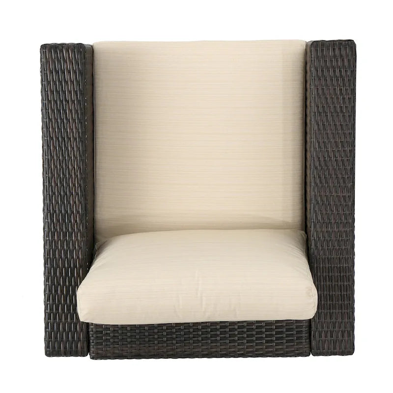 Santa Rosa Wicker Outdoor Club Chair by Christopher Knight Home