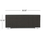 Santa Rosa Outdoor 7-piece Wicker Sectional Sofa Set with Cushions by Christopher Knight Home