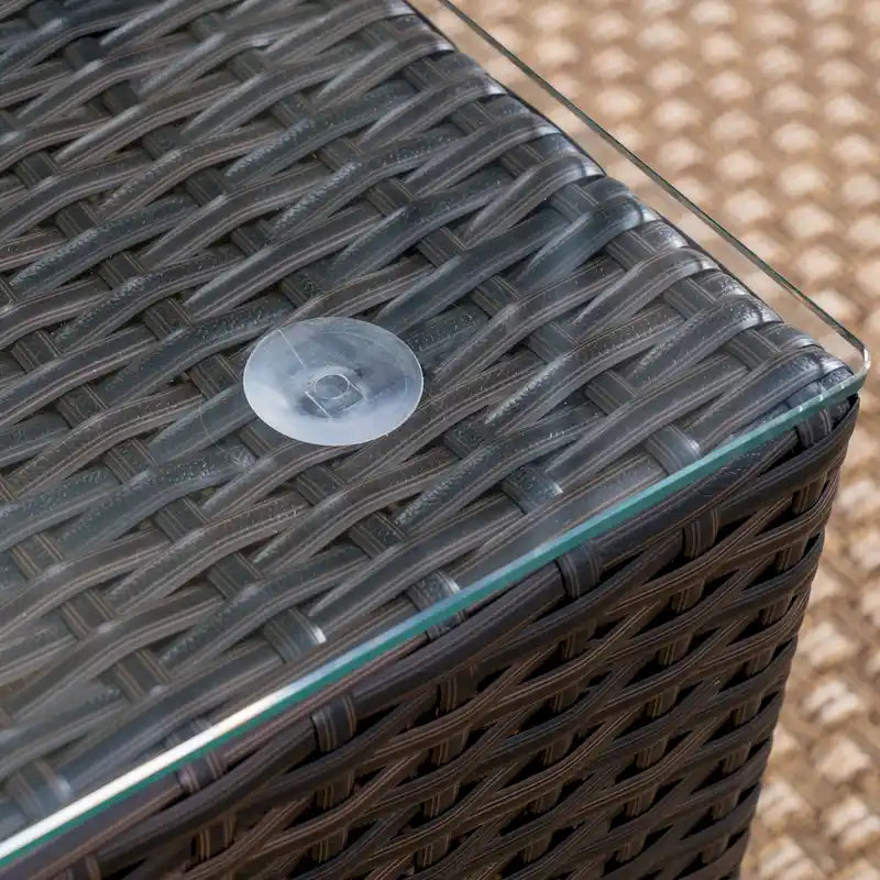 Santa Rosa Outdoor 7-piece Wicker Sectional Sofa Set with Cushions by Christopher Knight Home