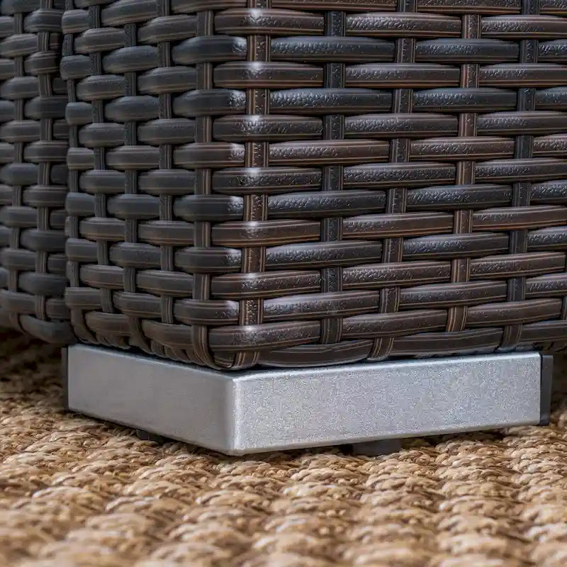 Santa Rosa Outdoor 7-piece Wicker Sectional Sofa Set with Cushions by Christopher Knight Home