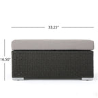 Santa Rosa Outdoor 7-piece Wicker Sectional Sofa Set with Cushions by Christopher Knight Home