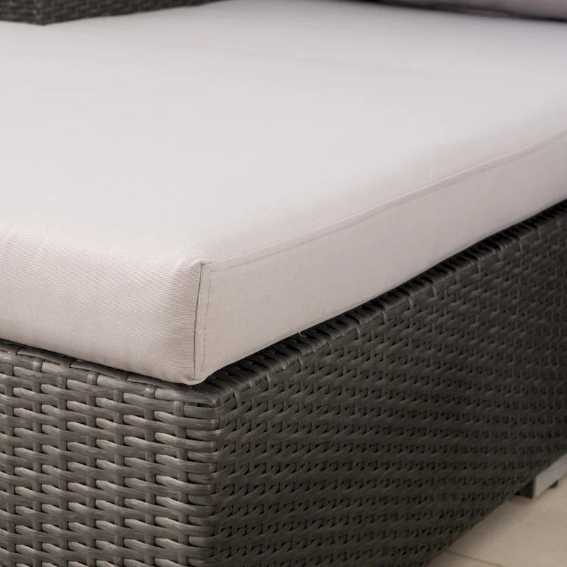 Santa Rosa Outdoor 7-piece Wicker Sectional Sofa Set with Cushions by Christopher Knight Home