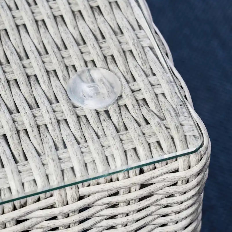 Santa Rosa Outdoor 7-piece Wicker Sectional Sofa Set with Cushions by Christopher Knight Home