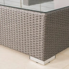 Santa Rosa Outdoor 7-piece Wicker Sectional Sofa Set with Cushions by Christopher Knight Home