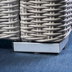 Santa Rosa Outdoor 7-piece Wicker Sectional Sofa Set with Cushions by Christopher Knight Home