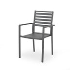 Pabara Outdoor Modern 6 Seater Aluminum Dining Set with Expandable Table by Christopher Knight Home