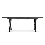 Pabara Outdoor Modern 6 Seater Aluminum Dining Set with Expandable Table by Christopher Knight Home