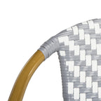 SAFAVIEH Skyla Herringbone Rattan Settee - 38.5     W x 24.5     D x 33.5     H - 39Wx25Dx34H