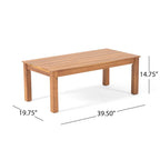 Temecula Outdoor Acacia Wood 4-Seater Chat Set by Christopher Knight Home