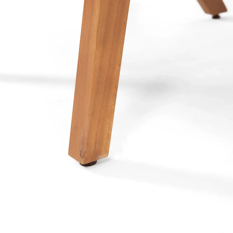 Temecula Outdoor Acacia Wood 4-Seater Chat Set by Christopher Knight Home