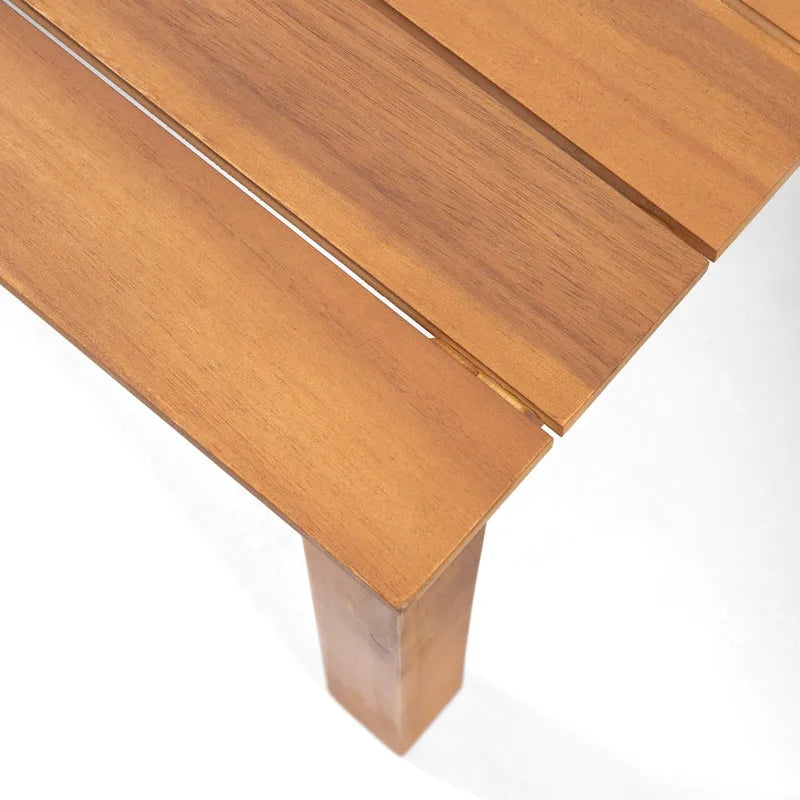 Temecula Outdoor Acacia Wood 4-Seater Chat Set by Christopher Knight Home