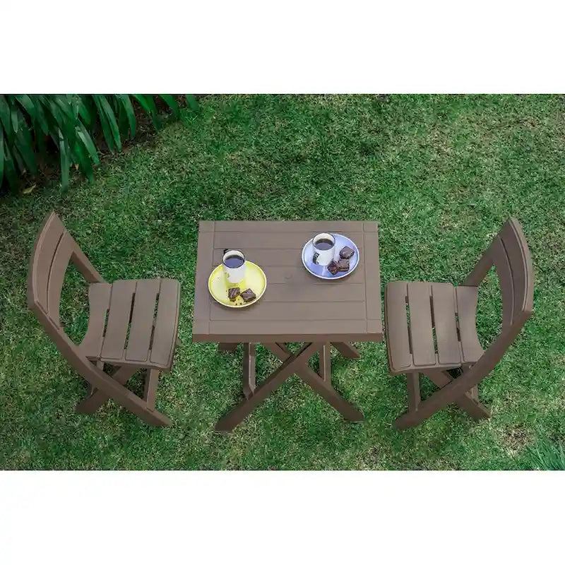 RIMAX Folding Bistro Set- Rectangular