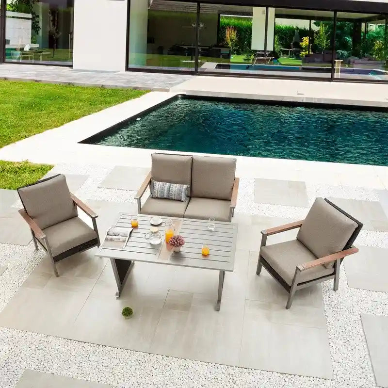 Patio Festival Thermal Transfer 4-Piece Outdoor Dining Set