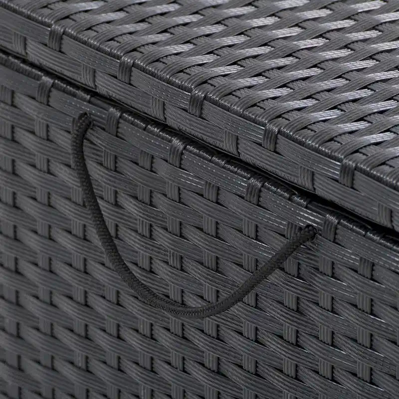 CorLiving Parksville Black Rattan Insulated Cooler Table