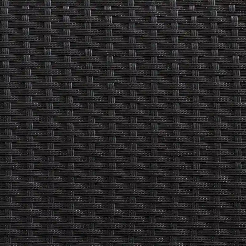 CorLiving Parksville Black Rattan Insulated Cooler Table