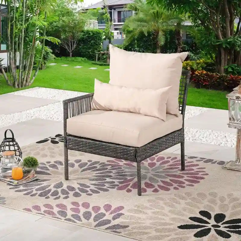 Patio Festival Outdoor Chair with Cushions