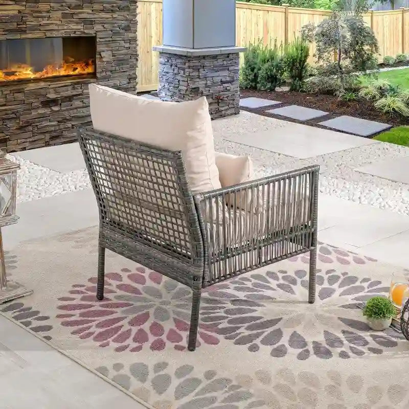 Patio Festival Outdoor Chair with Cushions