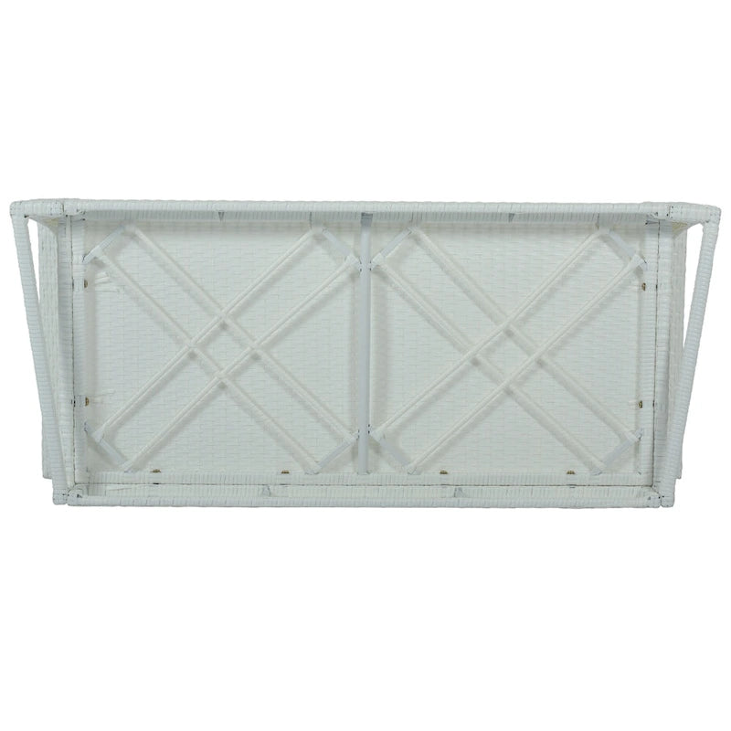 Wicker Hanging Porch Swing