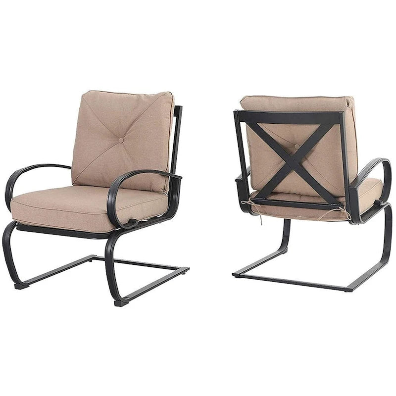 MAISON ARTS Spring Motion 7-piece Patio Dining Set